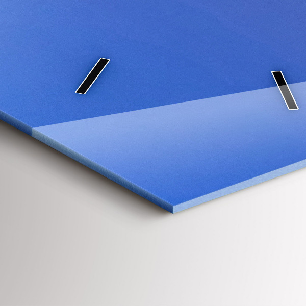 Modern vertical wall clock The city lit up at night