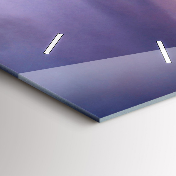 Modern vertical wall clock Stone head