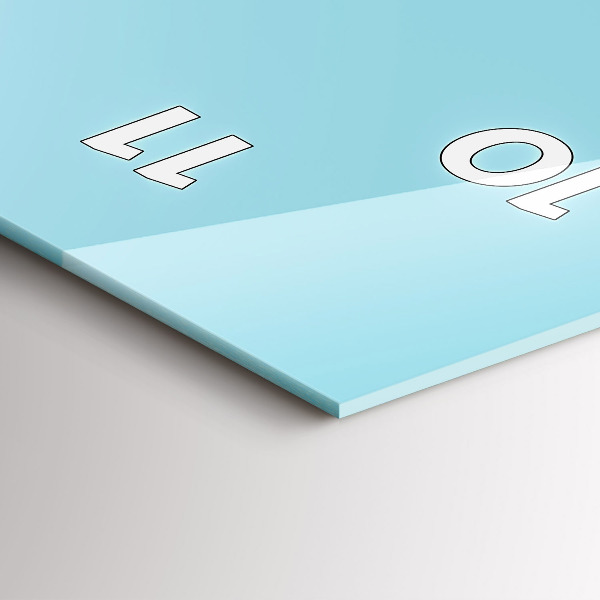 Modern vertical wall clock Architecture in the USA