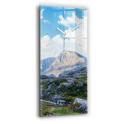 Modern vertical wall clock Rocky Landscape