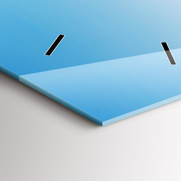 Modern vertical wall clock Mont Blanc Glacier Chamonix