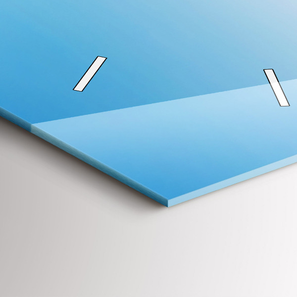 Modern vertical wall clock Mont Blanc Glacier Chamonix