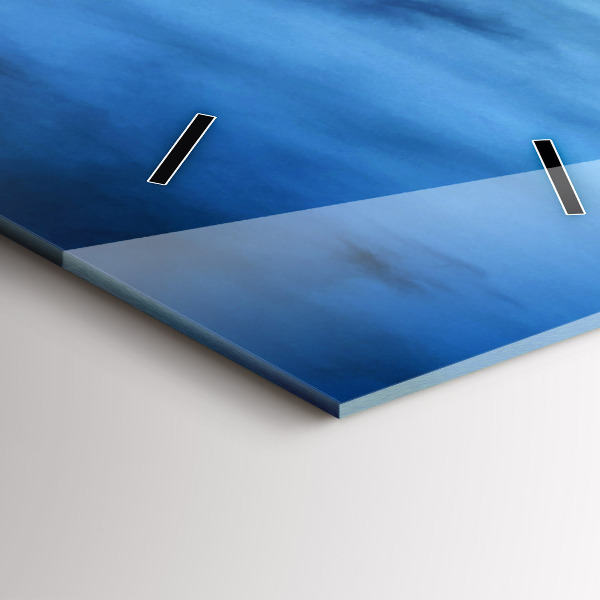 Modern vertical wall clock Temple in Bangkok Thailand