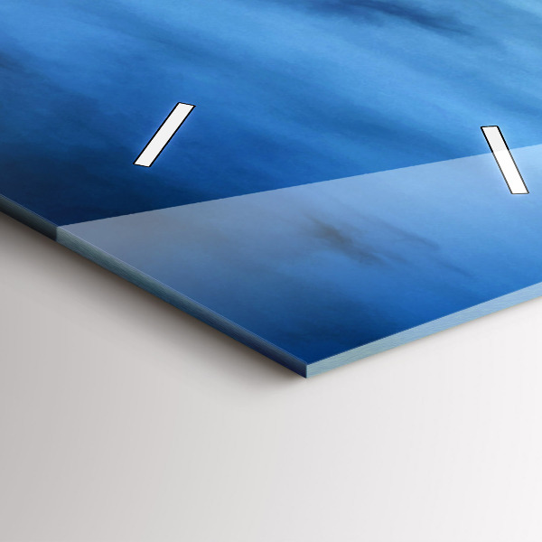 Modern vertical wall clock Temple in Bangkok Thailand