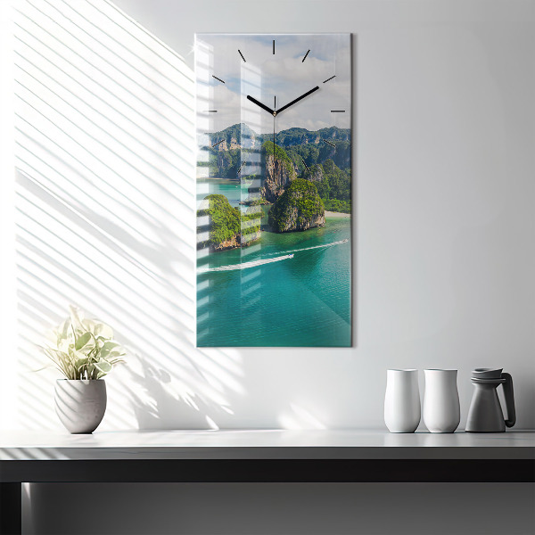 Modern vertical wall clock Island in Thailand