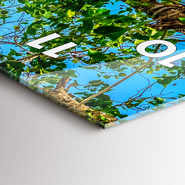 Modern vertical wall clock Sunny island Thailand