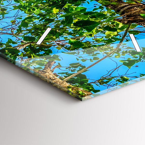 Modern vertical wall clock Sunny island Thailand