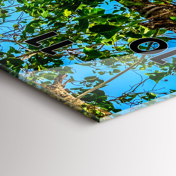 Modern vertical wall clock Sunny island Thailand