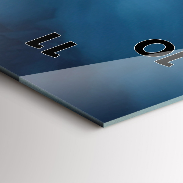 Modern vertical wall clock Tent in the mountains of Iceland