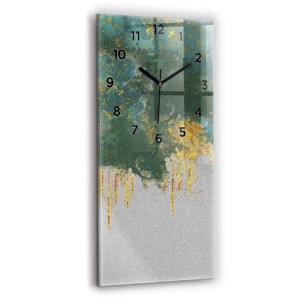 Modern vertical wall clock Decorative pattern