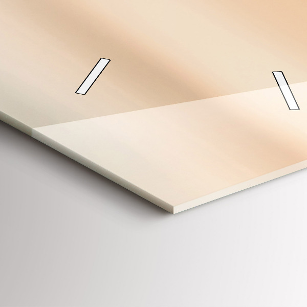 Modern vertical wall clock Field sunrise