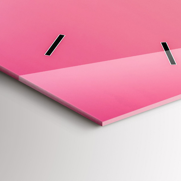 Modern vertical wall clock Sky and mountain gradient