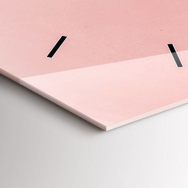 Modern vertical wall clock Beach sea sand