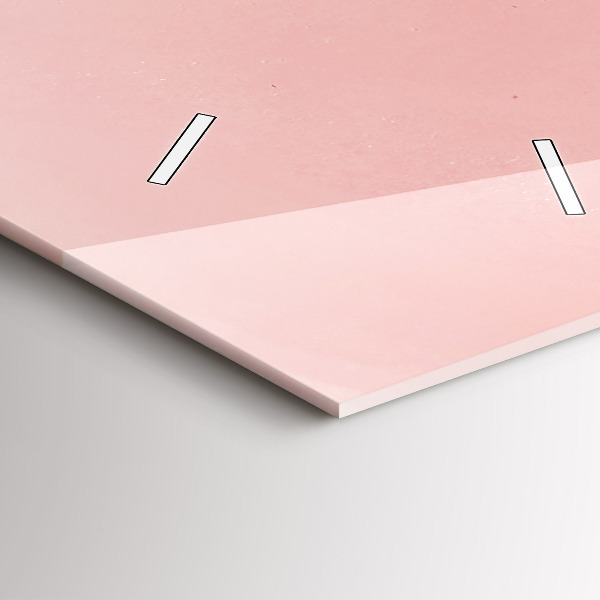 Modern vertical wall clock Beach sea sand