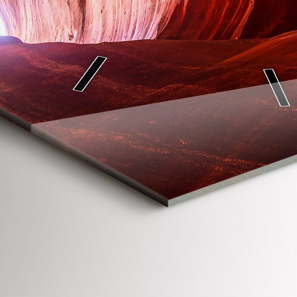 Modern vertical wall clock Sand Canyon