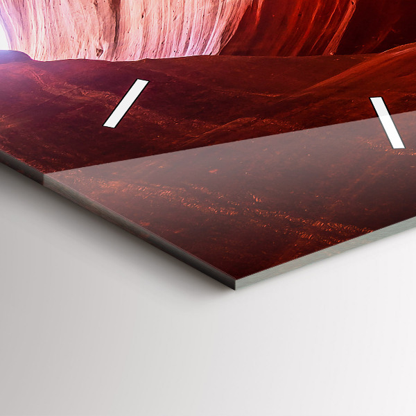 Modern vertical wall clock Sand Canyon