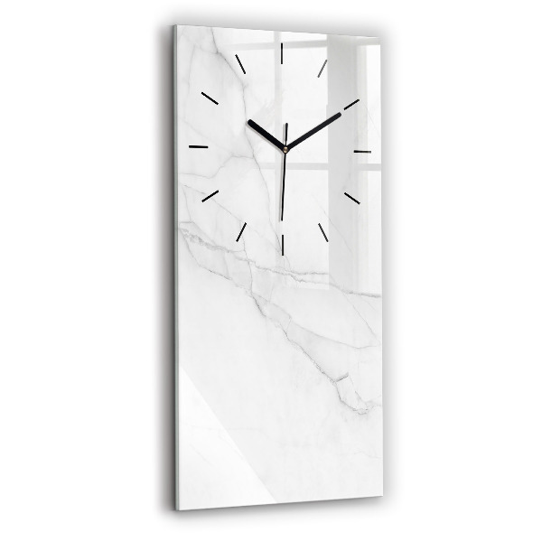 Modern vertical wall clock Decorative marble