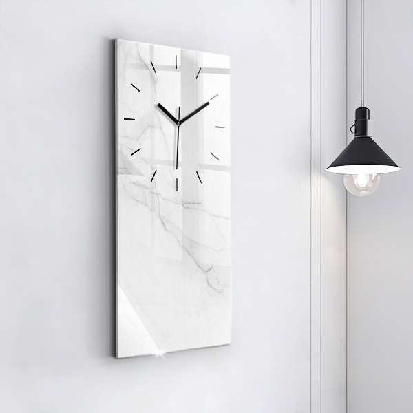 Modern vertical wall clock Decorative marble
