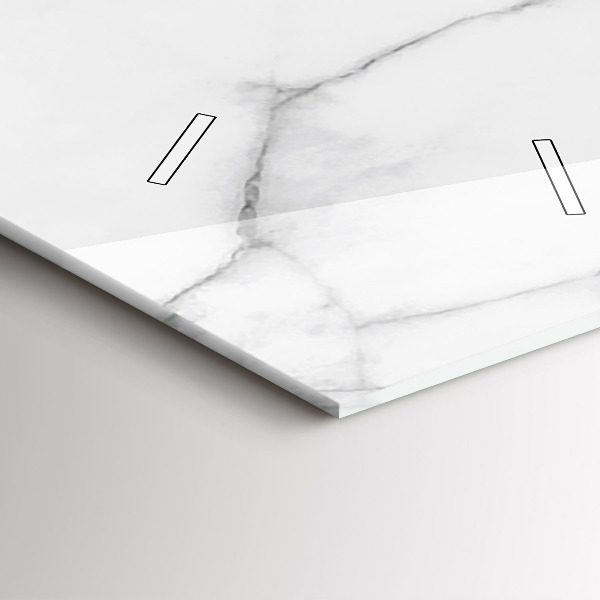 Modern vertical wall clock Decorative marble