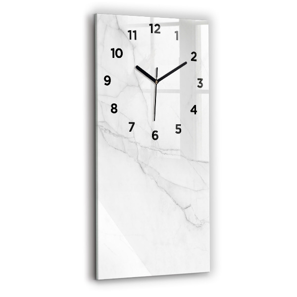 Modern vertical wall clock Decorative marble