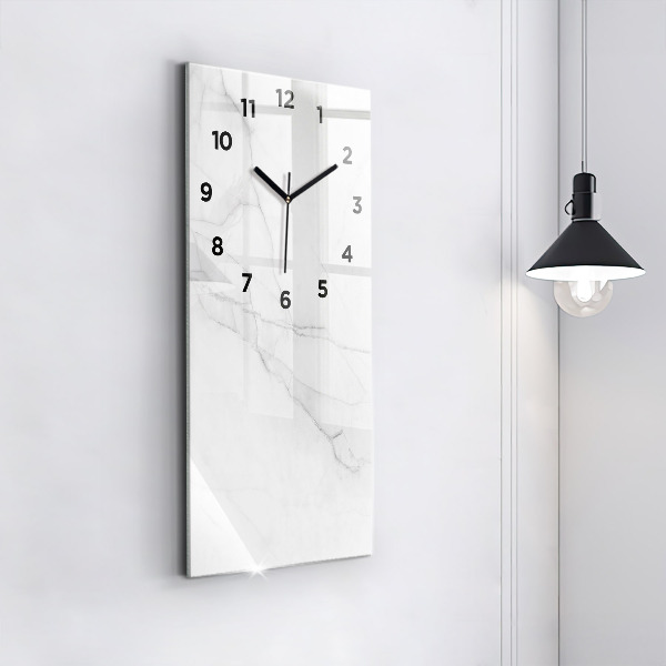 Modern vertical wall clock Decorative marble