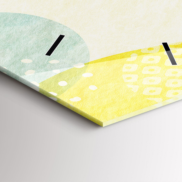 Modern vertical wall clock Pattern frame