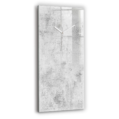 Modern vertical wall clock Concrete wall