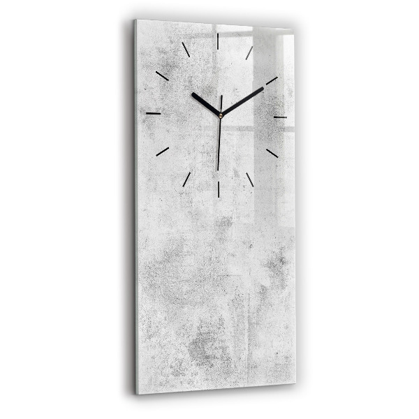 Modern vertical wall clock Concrete wall