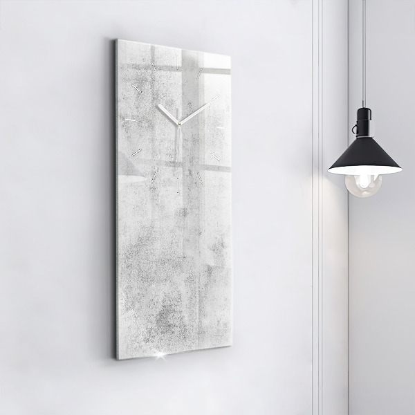 Modern vertical wall clock Concrete wall