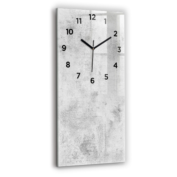 Modern vertical wall clock Concrete wall