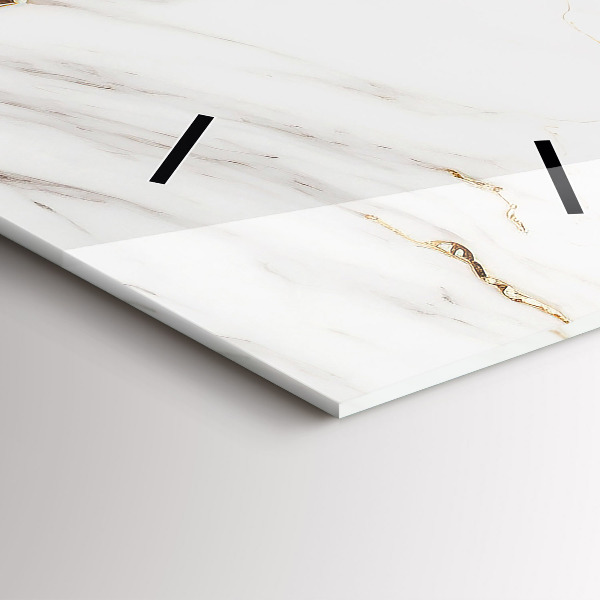Modern vertical wall clock Decorative marble