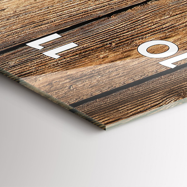 Modern vertical wall clock Wooden boards