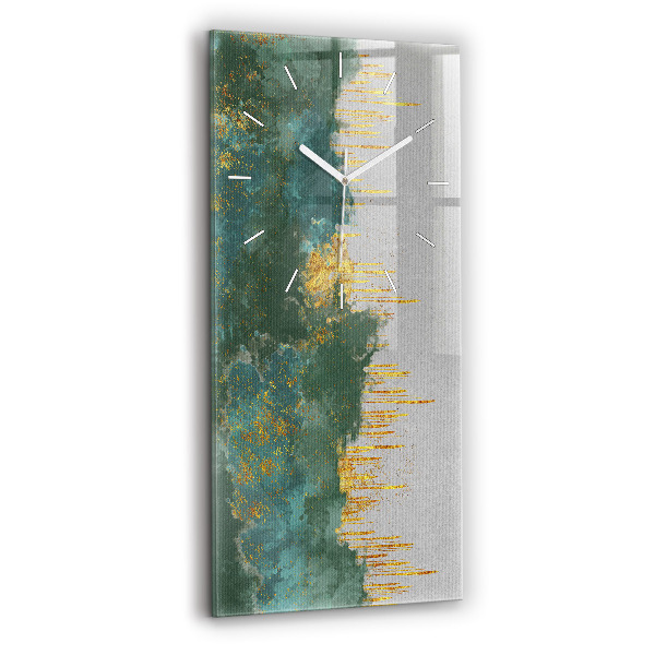 Modern vertical wall clock Decorative pattern