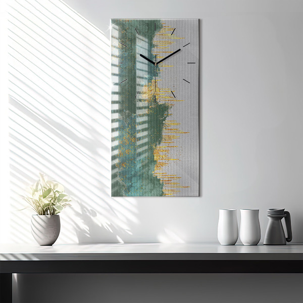 Modern vertical wall clock Decorative pattern