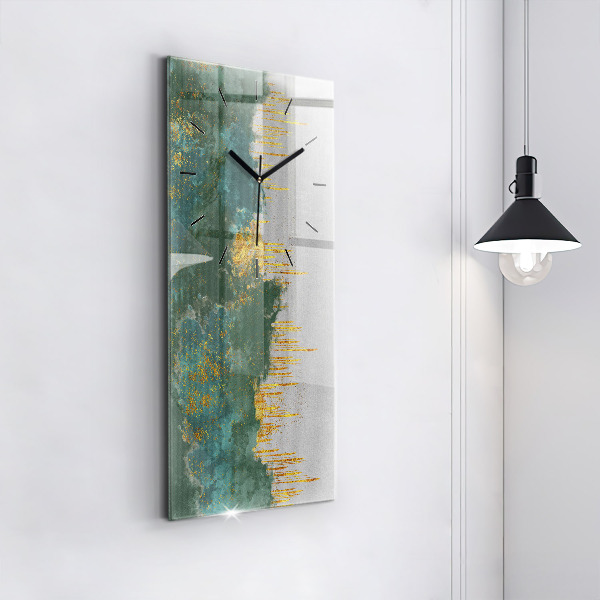 Modern vertical wall clock Decorative pattern