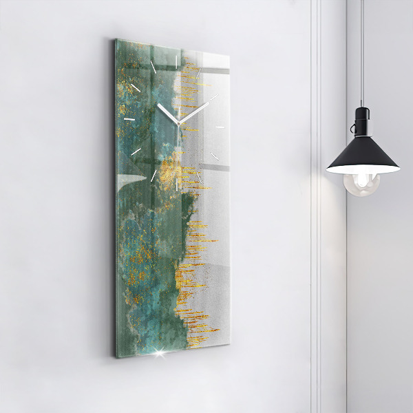 Modern vertical wall clock Decorative pattern