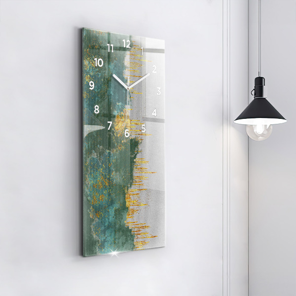 Modern vertical wall clock Decorative pattern