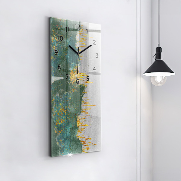 Modern vertical wall clock Decorative pattern