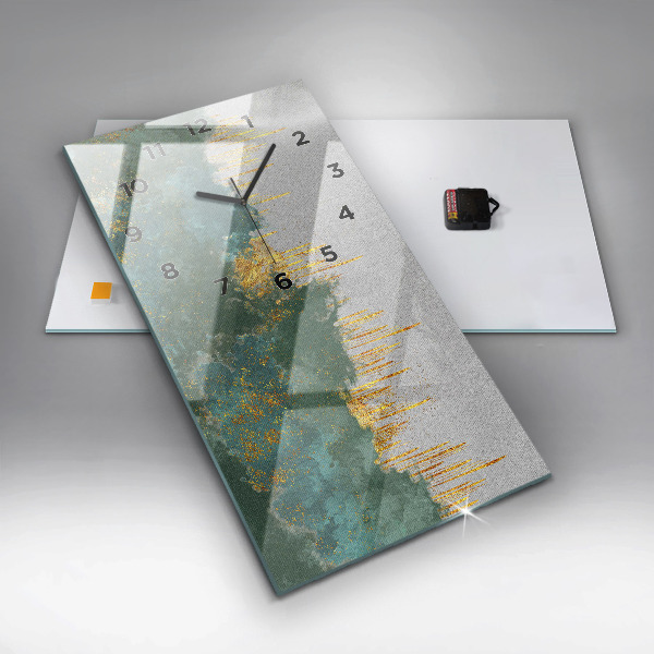 Modern vertical wall clock Decorative pattern