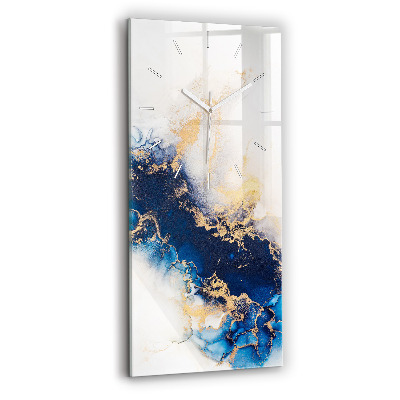 Modern vertical wall clock Marble pattern