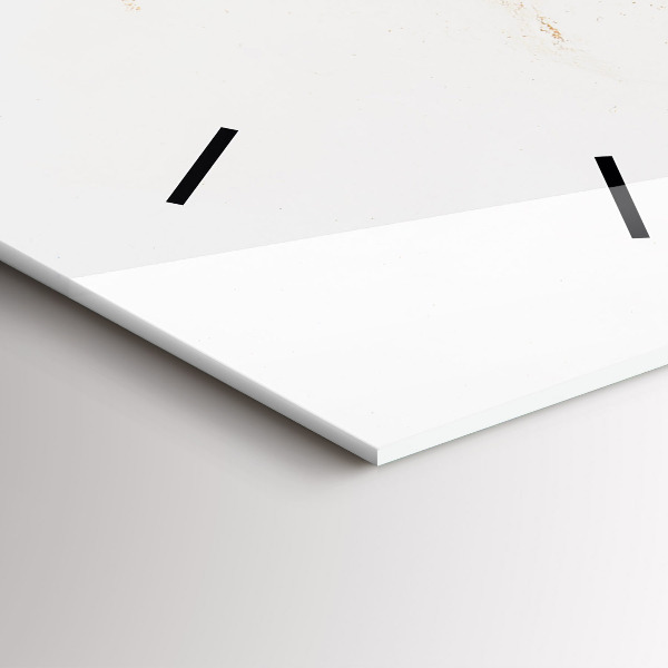 Modern vertical wall clock Marble pattern