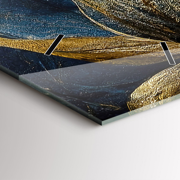 Modern vertical wall clock Decorative flowers