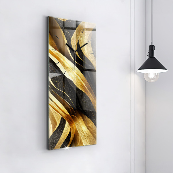 Modern vertical wall clock Elegant abstraction