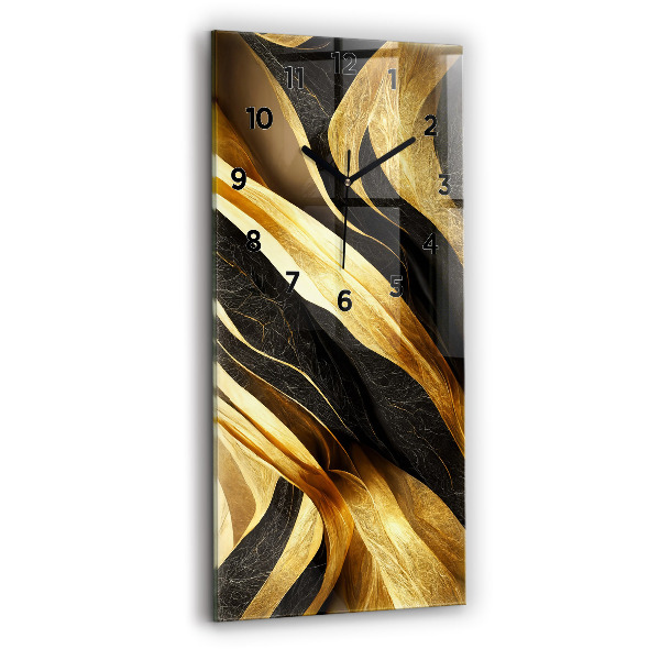 Modern vertical wall clock Elegant abstraction