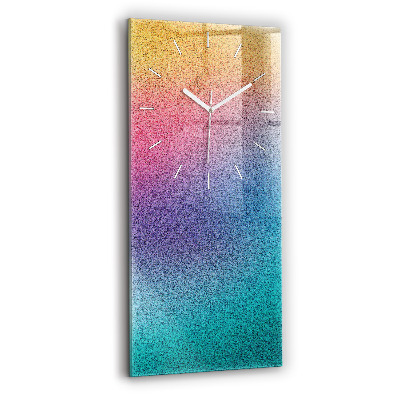 Modern vertical wall clock Gradient pattern