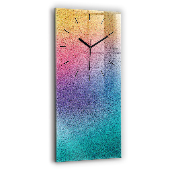 Modern vertical wall clock Gradient pattern