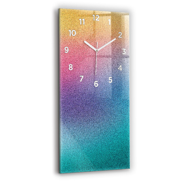 Modern vertical wall clock Gradient pattern