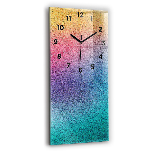Modern vertical wall clock Gradient pattern