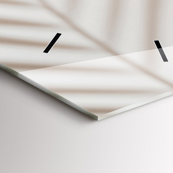 Modern vertical wall clock Creamy abstraction