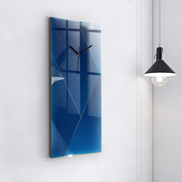 Modern vertical wall clock Decorative abstraction